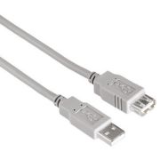Кабель USB Am/Af удлинитель (USB2.0) (1.8m) Hama серый
