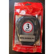 Кабель удлинитель аудиовидео Sparks Jack 3.5 - Jack 3.5 3м (SN1033)