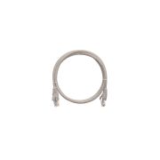 Коммутационный шнур NIKOMAX UTP 4 пары, Кат.5е, 2хRJ45/8P8C, T568B, Molded, PVC, серый, 10м