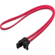 Кабель SATA SATA угловой 0.45м красный