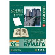Фотобумага Lomond самоклеящаяся матовая, А4, неделенная (210х297мм) 90г/м2, 25 л