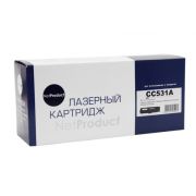 Тонер-картридж СС531A NetProduct для HP LJ LJ CM2320/CP2025 C, 2.8K